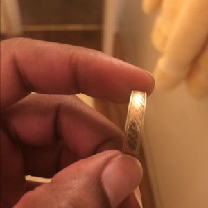 10k Gold and silver wedding band